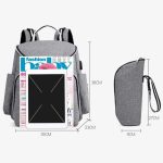 Multifunctional Fashionable Mommy Bag, Baby Diaper Changing Backpack, Mother And Baby Travel Backpack