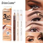 New popular EYEBROW cross-border cost performance practical eyebrow pencil concealer eyeliner durable waterproof eyebrow pencil 3 sets