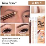 New popular EYEBROW cross-border cost performance practical eyebrow pencil concealer eyeliner durable waterproof eyebrow pencil 3 sets