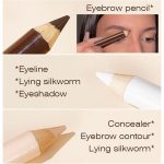 New popular EYEBROW cross-border cost performance practical eyebrow pencil concealer eyeliner durable waterproof eyebrow pencil 3 sets