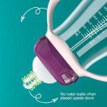 Newborn Wide Caliber PPSU Feeding Bottle Drop Proof Silicone Nipple Feeding Bottle With Straw Cup Handle