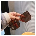 No Vintage Sunglasses for Male Female Polygon Sunglasses
