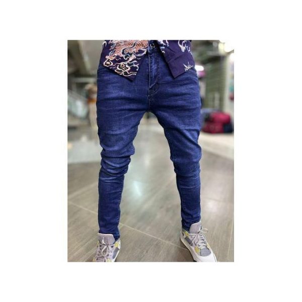 Non faded quality denim Jeans for men+ free gift