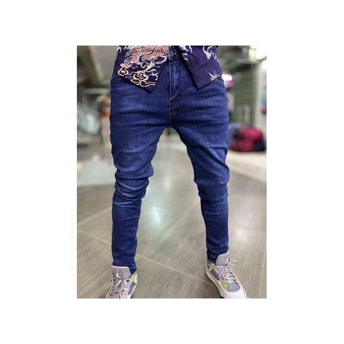 Non faded quality denim Jeans for men+ free gift