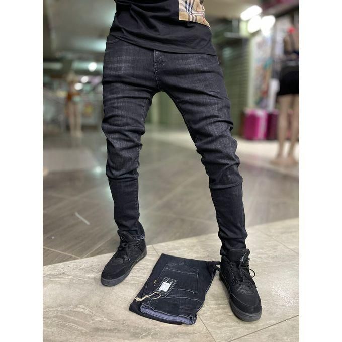 Non Faded Quality Denim Jeans For Men+ Free Gift