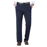 Official Trouser Pant -Navy Blue-Slim Fit Office Wear Men