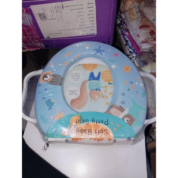 Otty Training Seat Kids Baby Toddler Handle Toilet Soft Pad Portable G