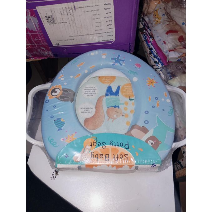 Otty Training Seat Kids Baby Toddler Handle Toilet Soft Pad Portable G