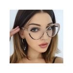 Oval-framed Stylish Blue-light Blocking Glasses Frames