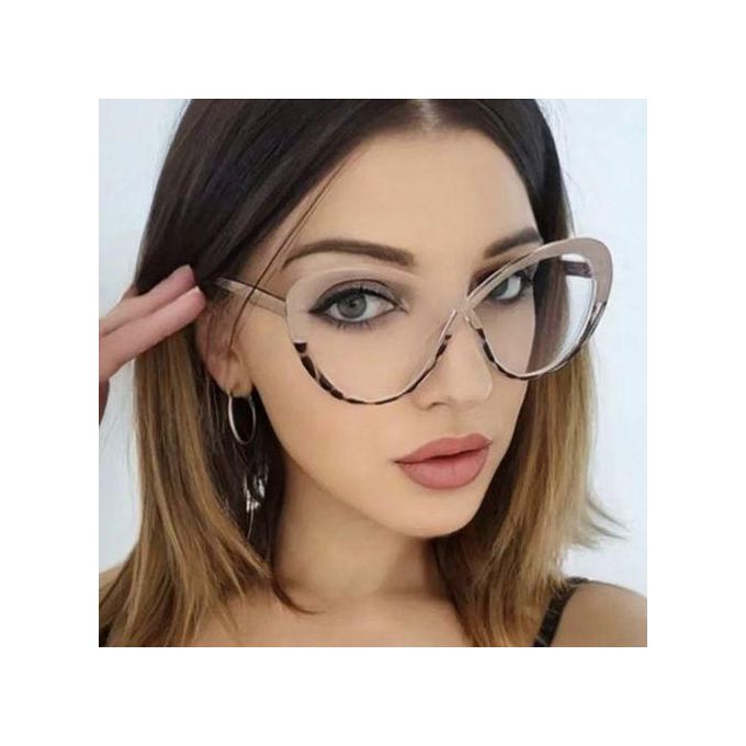 Oval-framed Stylish Blue-light Blocking Glasses Frames