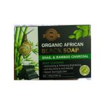Pei Mei Pcs Anti Bacterial African Black Soap Snail & Bamboo Charcoal For Repairing Damages Skin