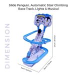 Penguin Slide Toy with Music & Lights – Battery Operated (Age 3+)