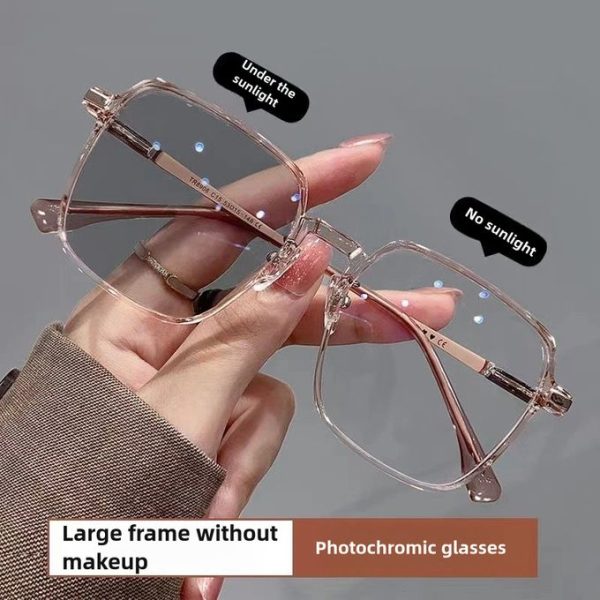 Photochromic Color Changing Anti Blue Light Computer Glasses