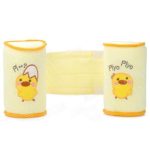 Piyo Piyo Infant Sleep Positioner prevents flat head shape Dimension: 17x11x8cm - Yellow