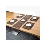 Placemats Set of 6 + 1 Table Runner, Stain Resistant Washable PVC Table Mats Non-Slip Washable Coffee Mats,Crossweave Woven Vinyl Heat Resistant Kitchen Tablemats for Dining...