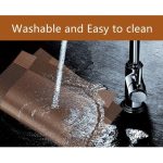 Placemats Set of 6 + 1 Table Runner, Stain Resistant Washable PVC Table Mats Non-Slip Washable Coffee Mats,Crossweave Woven Vinyl Heat Resistant Kitchen Tablemats for Dining...