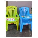 Plastic Baby Chair For Feeding, Kids Study Table Chair With High Backrest