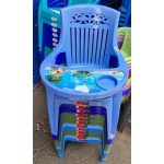 Plastic Baby Chair For Feeding, Kids Study Table Chair With High Backrest