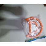 Plastic Fushcia Hand Percussion Handbell Tambourine Kids Musical Toy