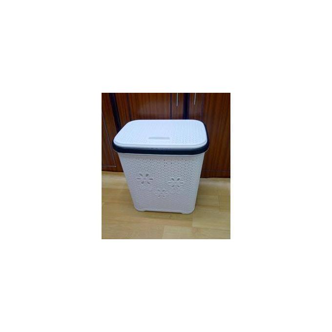 Plastic Laundry Basket With A Lid