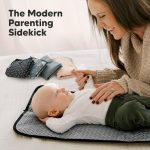 Portable Diaper Changing Pad - Waterproof Foldable Baby Changing Mat - Travel Diaper Change Mat - Lightweight Changing Pads for Baby - Baby Changer - Machine Washable (Black Mod)