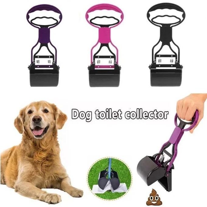 Portable Pet Poop Scooper for Large and Small Dogs & Cats, High Strength Material and Durable Spring, Great for Lawns, Grass, Dirt & Gravel