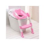 Portable Toilet Trainer /Baby Potty With Ladder - Pink