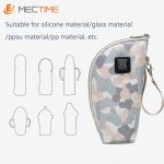Portable USB Baby Bottle Warmer Bag Milk Warmer -Gray