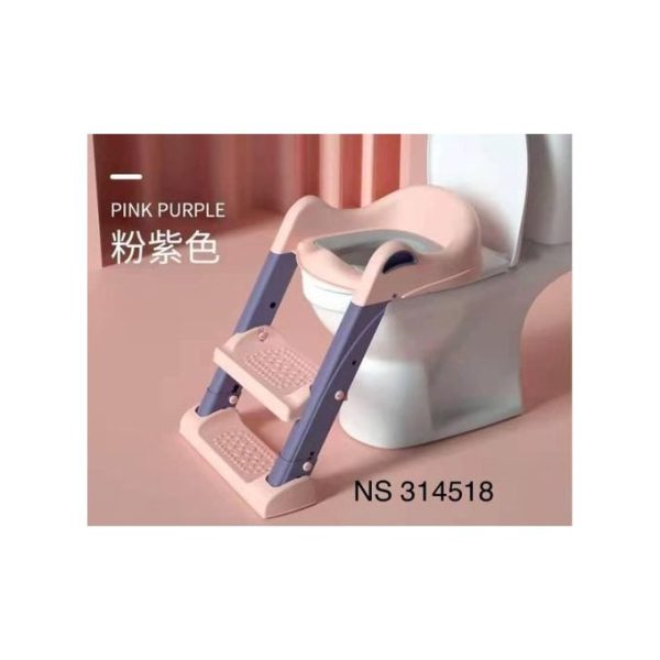 Potty Ladder With Soft Cushion-Pink