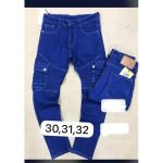 Quality Balmain Slim Fit Mens Jeans BLUE.