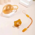 Round Head Baby Silicone Pacifier Soother Breastmilk-like design No crying for baby Perfect gift for newborns