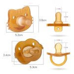 Round Head Baby Silicone Pacifier Soother Breastmilk-like design No crying for baby Perfect gift for newborns