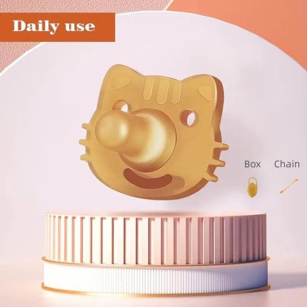 Round Head Baby Silicone Pacifier Soother Breastmilk-like design No crying for baby Perfect gift for newborns