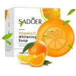 SADOER Vitamin C Whitening Soap + Turmeric Soap Anti Acnes, Shrink Pores Tumeric Soap