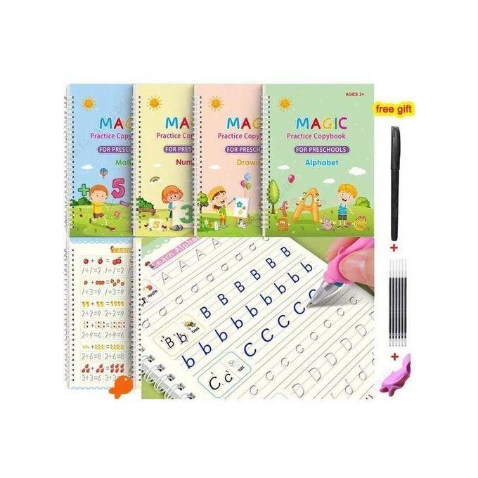 SANK MAGIC PRACTICE COPYBOOK COMES 1PEN & 5 REFILLS