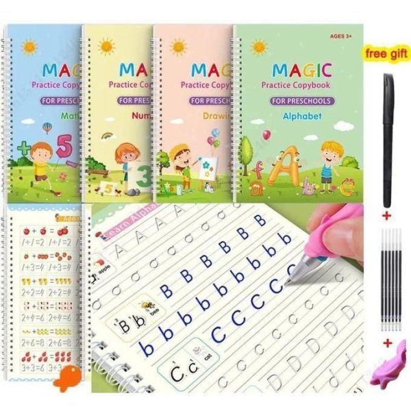 SANK MAGIC PRACTICE COPYBOOK COMES 1PEN & 5 REFILLS