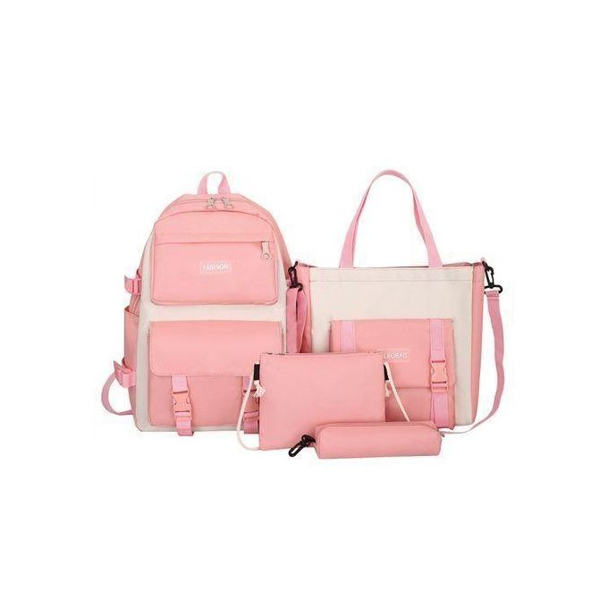 School Bags For Girls Backpack Bag Combo Set-4Pcs