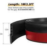Silicone Self Adhesive Door Bottom Sealing Strip Guard for Home Door Protector for Home from Dust, Insects, Waterproof, Soundproof Door Seal, Door Air Blocker (1 Meter)