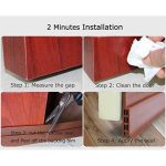 Silicone Self Adhesive Door Bottom Sealing Strip Guard for Home Door Protector for Home from Dust, Insects, Waterproof, Soundproof Door Seal, Door Air Blocker (1 Meter)
