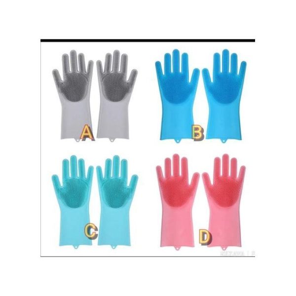 Silicone washing gloves
