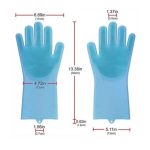 Silicone Washing Gloves,Cleaning Brush for Housework, Cars, Dogs ,Dishes
