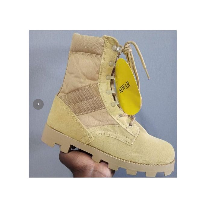 Siwar High-top Military Desert Combat Leather Boot