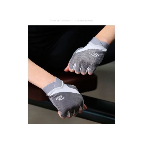 Small/Medium/Large Half Finger Weightlifting Gym Gloves Riding Cycling Work Exercise