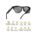 Smart Glasses Bluetooth 5.3 Sunglasses For Men Women Touch Control Music Calling - Black