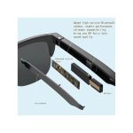 Smart Glasses Bluetooth 5.3 Sunglasses For Men Women Touch Control Music Calling - Black