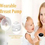 Smart Wearable Electric Breast Pump Silent Milk Collection High Suction Hands-free Invisible Automatic Portable Travel