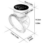 Smart Wearable Electric Breast Pump Silent Milk Collection High Suction Hands-free Invisible Automatic Portable Travel