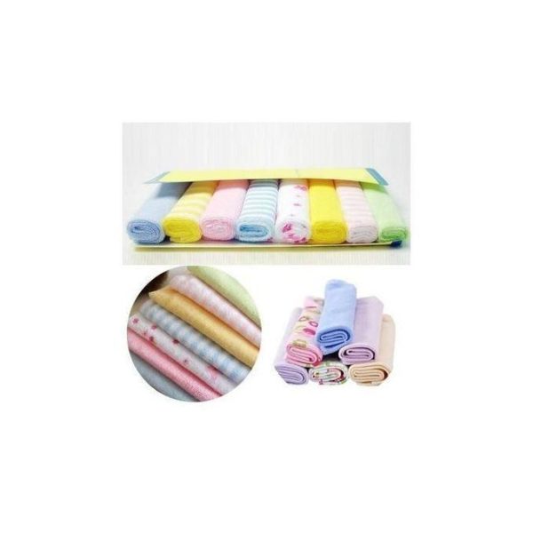 Soft 8 Piece New Born Towels Or Burp Towel.