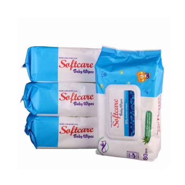 Soft Baby Wet Wipes 80pcs Value Pack (×3)
