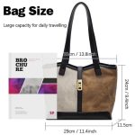 STY Ladies Handbags Color-blocked bags Simple bags High-quality PU Synthetic Leather Bag